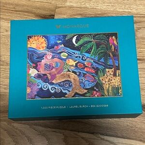 Laurel Burch Sea Goddess 1000 piece Puzzle  *New in box